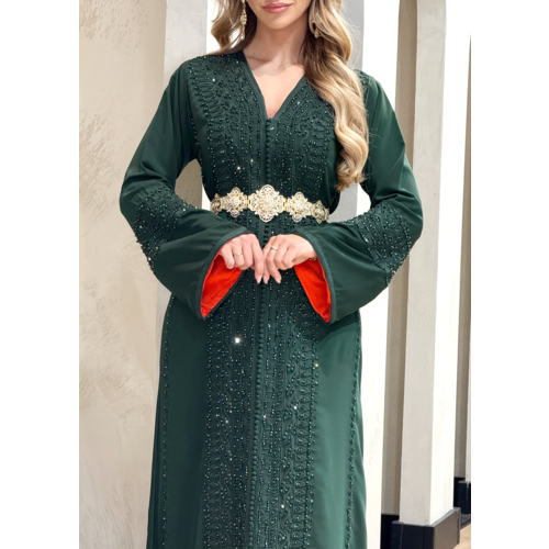 Caftan Lamyae  Darkgreen