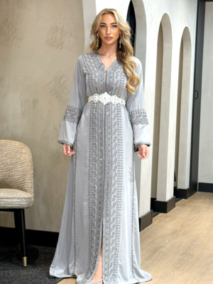 Caftan Lamyae Grey Caftan Lamyae Grey