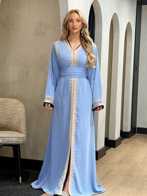 Caftan Razan Blue-Oxfordblue