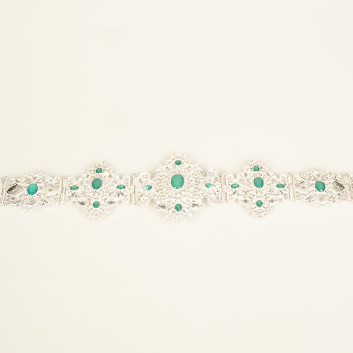 Zen  Silver / Mintgreen Belt