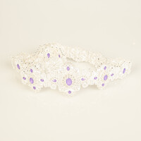 Zen  Silver /Violet Belt