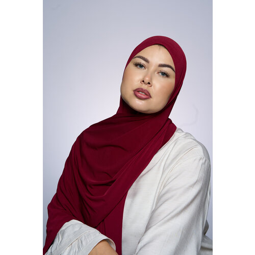Premium Jersey Hijab Fin - Bordeaux Premium Jersey Hijab Fin - Bordeaux