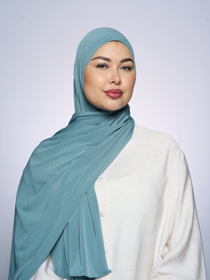 Premium Jersey Hijab Fin -  Stone