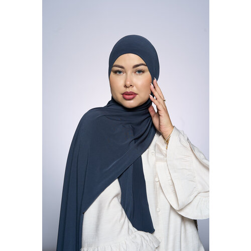Premium Jersey Hijab Fin -   Anthracite Gray Premium Jersey Hijab Fin -   Anthracite Gray