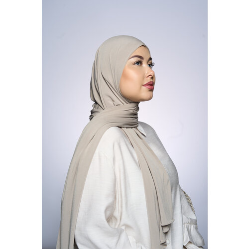 Premium Jersey Hijab Fin - Dark Almond Premium Jersey Hijab Fin - Dark Almond