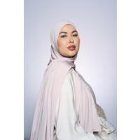 Premium Jersey Hijab Fin - Light Parel