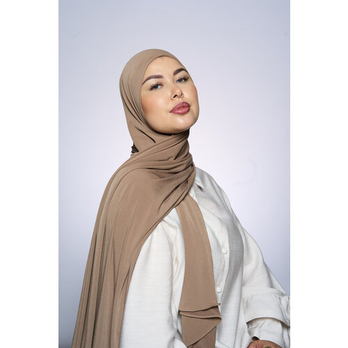 Premium Jersey Hijab Fin -  Koper Roze