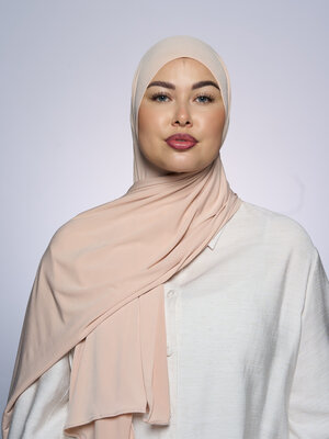 Premium Jersey Hijab Fin - Light Nany Premium Jersey Hijab Fin - Light Nany