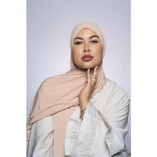 Premium Jersey Hijab Fin - Light Nany Premium Jersey Hijab Fin - Light Nany