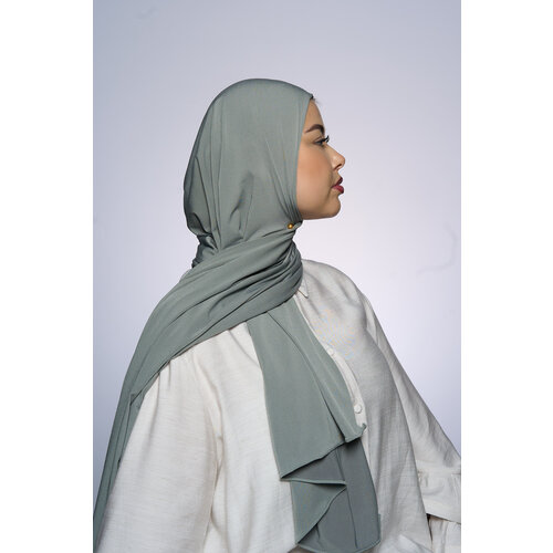 Premium Jersey Hijab Fin -  Latte Medium