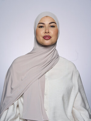 Premium Jersey Hijab Fin - Light Almond Premium Jersey Hijab Fin - Light Almond