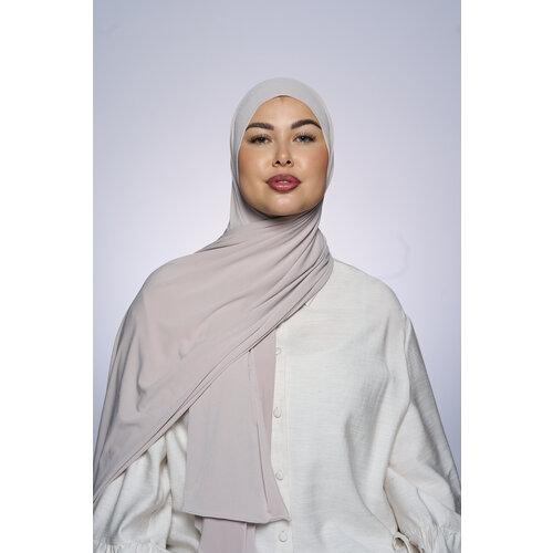 Premium Jersey Hijab Fin -  Light Almond Premium Jersey Hijab Fin -  Light Almond