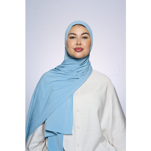 Premium Jersey Hijab Fin - Sea Gray Premium Jersey Hijab Fin - Sea Gray