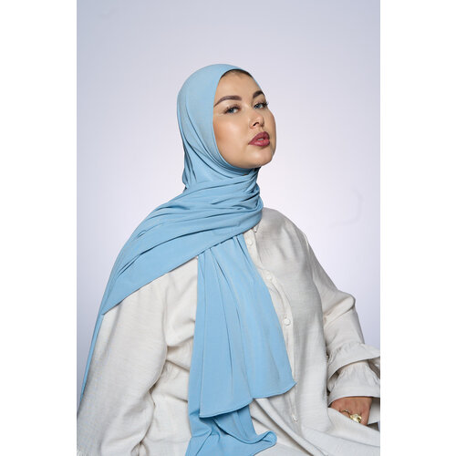 Premium Jersey Hijab Fin - Sea Gray Premium Jersey Hijab Fin - Sea Gray