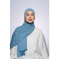Premium Jersey Hijab Fin - Gray