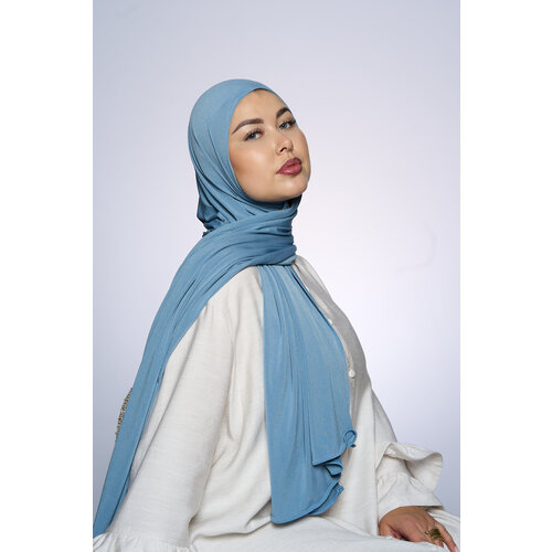 Premium Jersey Hijab Fin - Gray Premium Jersey Hijab Fin - Gray