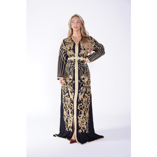 Caftan Liyana Black Caftan Liyana Black