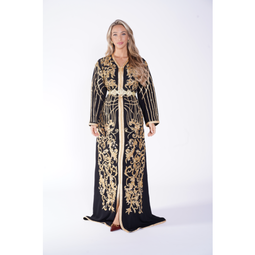 Caftan Liyana Black Caftan Liyana Black