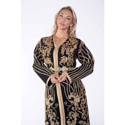 Caftan Liyana Black Caftan Liyana Black