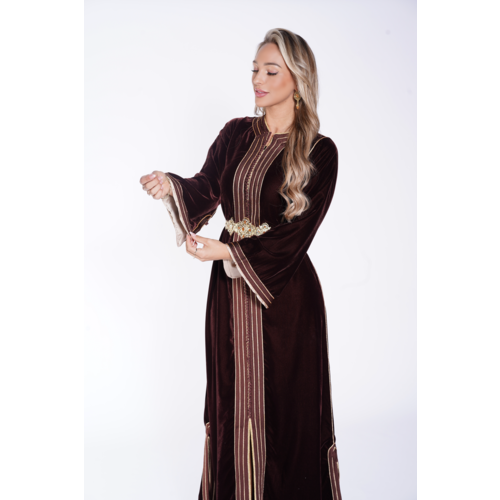 Caftan Farah Brown