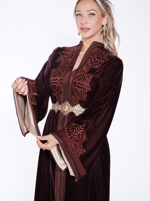 Caftan Naira Brown