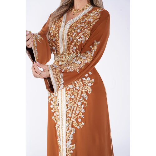 Caftan Ayanna Brown Caftan Ayanna Brown