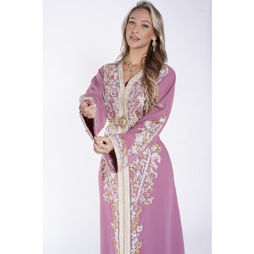 Caftan Ayanna Paleviolet pink Caftan Ayanna Paleviolet pink