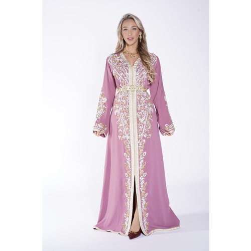 Caftan Ayanna Paleviolet pink Caftan Ayanna Paleviolet pink