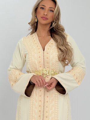Caftan Lamyae  Cream