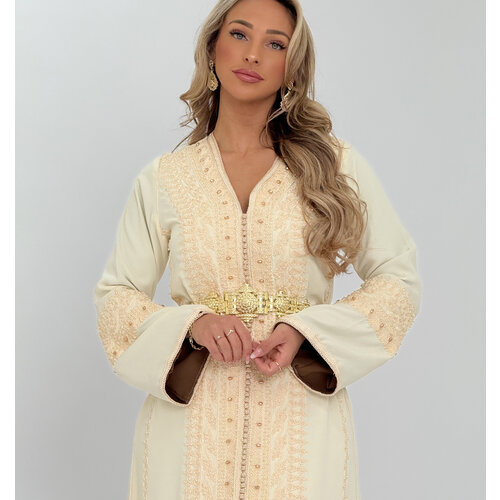 Caftan Lamyae Cream Caftan Lamyae Cream