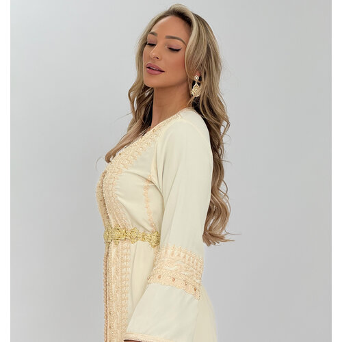 Caftan Lamyae  Cream