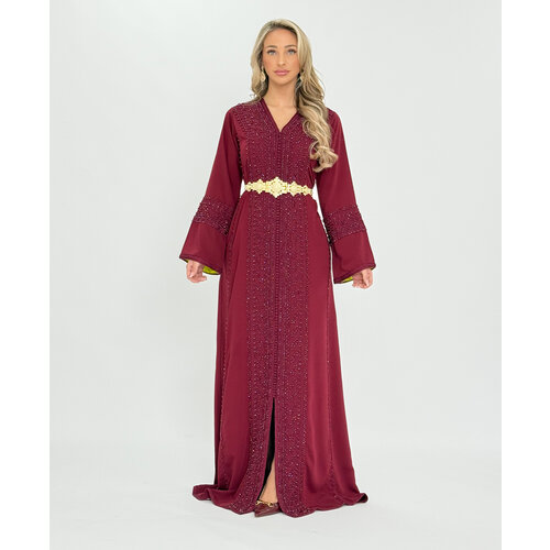 Caftan Lamyae  Bordeaux