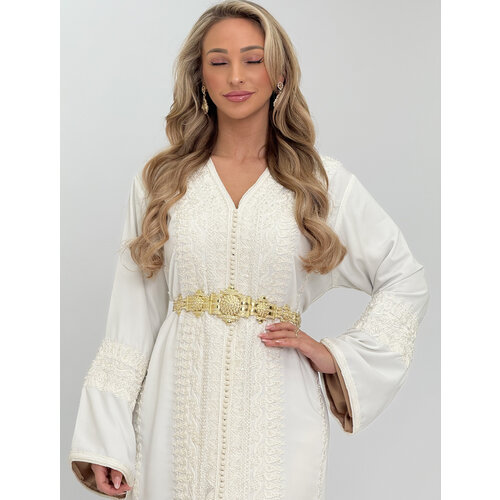 Caftan Lamyae Brokenwhite