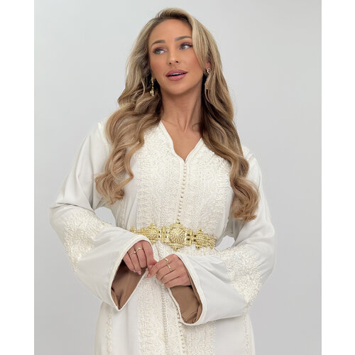 Caftan Lamyae Brokenwhite Caftan Lamyae Brokenwhite