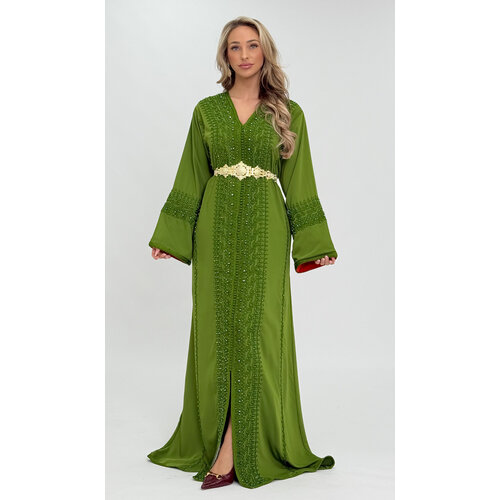 Caftan Lamyae Olive Green