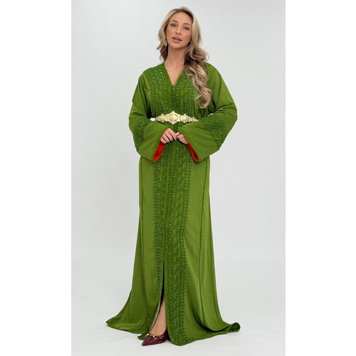 Caftan Lamyae Olive Green