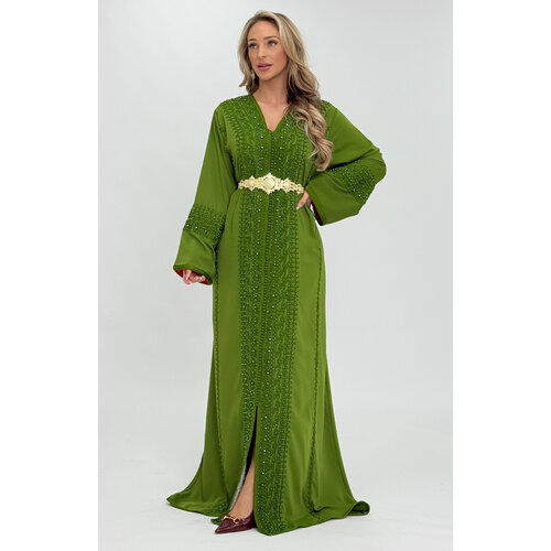 Caftan Lamyae Olive Green
