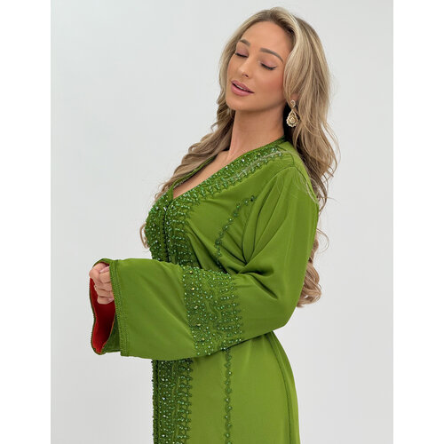 Caftan Lamyae Olive Green