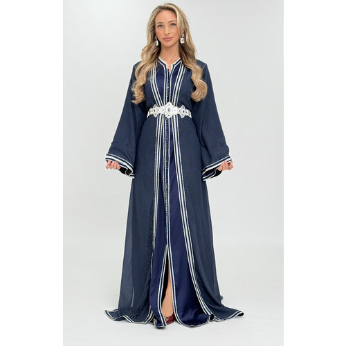 Caftan Hiba Oxfordblue