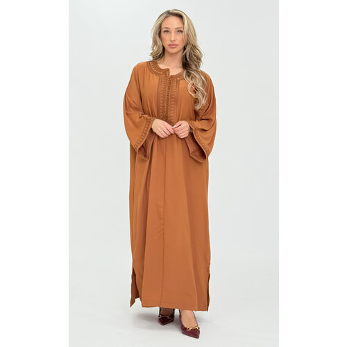 Caftan Nora Coffee Brown