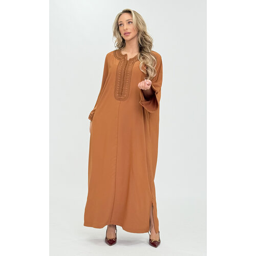 Caftan Nora Coffee Brown