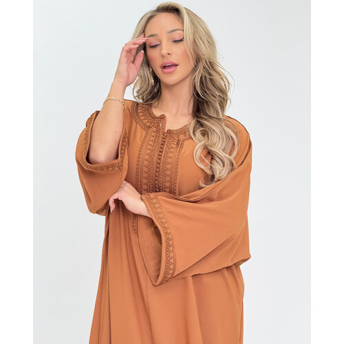 Caftan Nora Coffee Brown