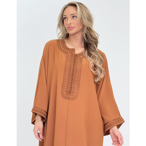Caftan Nora Coffee Brown