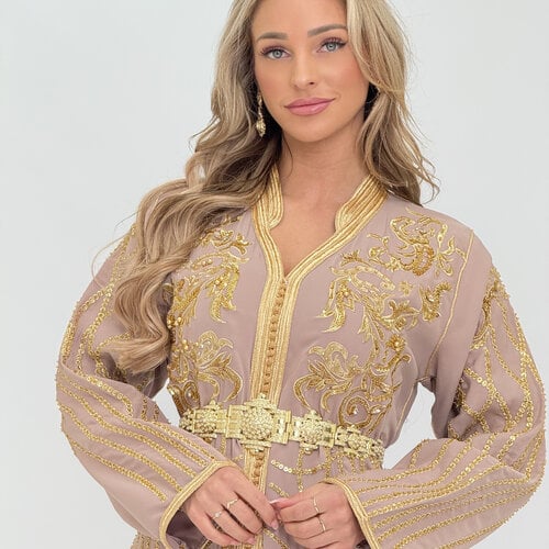 Caftan Liyana Nude Caftan Liyana Nude