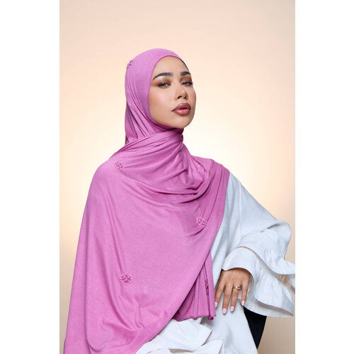 Jersey Hijab Zaya Ultra Pink