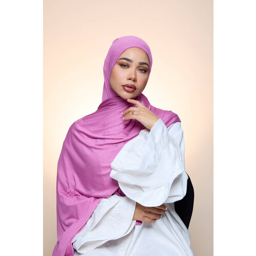 Jersey Hijab Zaya Ultra Pink