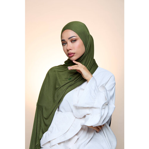 Jersey Hijab Zaya Forest Green Jersey Hijab Zaya Forest Green