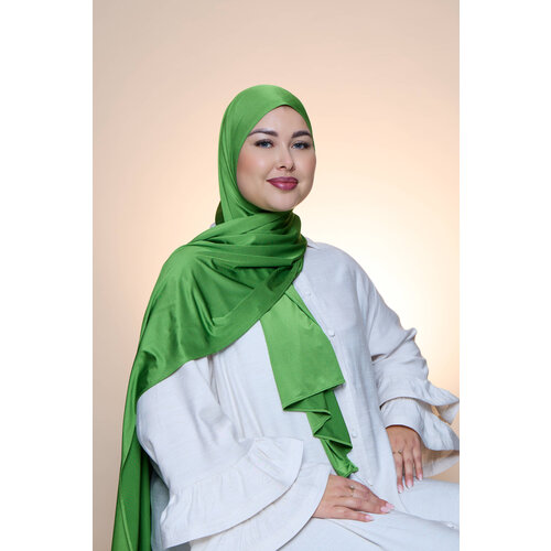 Hijab Premium Satin  Mae Green