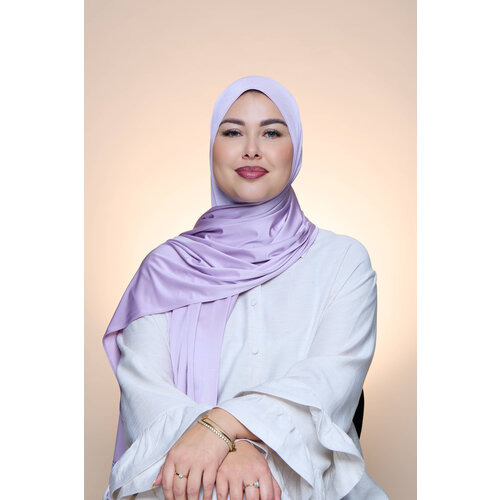 Hijab Premium Satin  Mae  Thistle