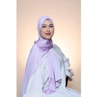 Hijab Premium Satin  Mae  Thistle